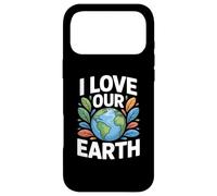 Message environnemental « I Love Our Earth » Coque pour iPhone 17 Pro Max