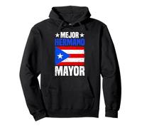 Message Gras du Maire de Porto Rico Mejor Hermano Sweat à Capuche
