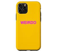 Message Groovy Rose Vif Weirdo Fièrement étrange étrange différent Coque pour iPhone 11 Pro
