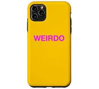 Message Groovy Rose Vif Weirdo Fièrement étrange étrange différent Coque pour iPhone 11 Pro Max