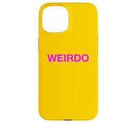 Message Groovy Rose Vif Weirdo Fièrement étrange étrange différent Coque pour iPhone 15