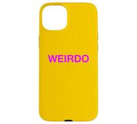 Message Groovy Rose Vif Weirdo Fièrement étrange étrange différent Coque pour iPhone 15 Plus