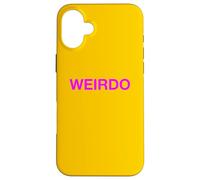 Message Groovy Rose Vif Weirdo Fièrement étrange étrange différent Coque pour iPhone 16 Plus