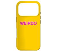 Message Groovy Rose Vif Weirdo Fièrement étrange étrange différent Coque pour iPhone 17 Pro