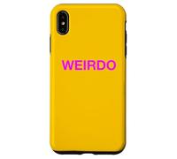 Message Groovy Rose Vif Weirdo Fièrement étrange étrange différent Coque pour iPhone XS Max