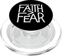 Message inspirant Foi sur la Peur Croyance Religieuse PopSockets PopGrip pour MagSafe