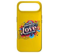 Message inspirant « I Am Grateful for The Love in My Life » Coque pour iPhone Air