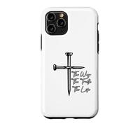 Message inspirant The Way The Truth The Life Sacrifice Coque pour iPhone 11 Pro
