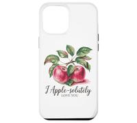 Message romantique « I Apple-Solutely Love You » Coque pour iPhone 12 Pro Max