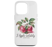 Message romantique « I Apple-Solutely Love You » Coque pour iPhone 13 Pro