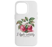Message romantique « I Apple-Solutely Love You » Coque pour iPhone 14 Pro Max