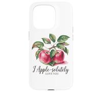 Message romantique « I Apple-Solutely Love You » Coque pour iPhone 15 Pro