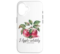 Message romantique « I Apple-Solutely Love You » Coque pour iPhone 16