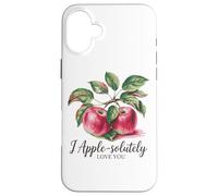 Message romantique « I Apple-Solutely Love You » Coque pour iPhone 16 Plus