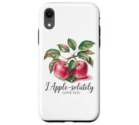 Message romantique « I Apple-Solutely Love You » Coque pour iPhone XR