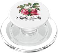 Message romantique « I Apple-Solutely Love You » PopSockets PopGrip pour MagSafe