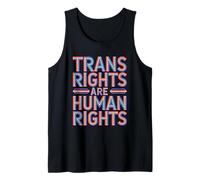 Message sur l'autonomisation des Droits de l'homme Trans Rights Débardeur