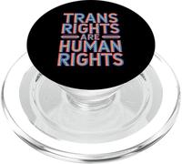 Message sur l'autonomisation des Droits de l'homme Trans Rights PopSockets PopGrip pour MagSafe