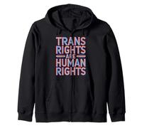 Message sur l'autonomisation des Droits de l'homme Trans Rights Sweat à Capuche