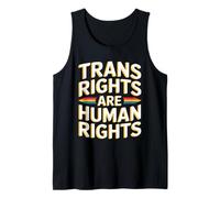 Message sur l'égalité des Droits de l'homme Trans Rights Débardeur
