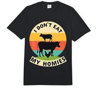 Message végétalien de Compassion Animale Vache de Ferme Comfort Colors Adult Heavyweight T-Shirt