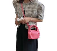 Messager En Cuir Doux PU Pour Femmes À Bandoulière Couleur Unie Solide À Bandoulière Bac À Corps À Main À Main Pu En Cuir Pu À Bandoulière