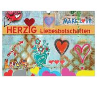 Messages d'amour chaleureux, Version française (Calendrier mural 2026 DIN A3 portrait), Calendrier CALVENDO mensuel