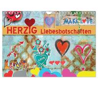 Messages d'amour chaleureux, Version française (Calendrier mural 2026 DIN A4 portrait), Calendrier CALVENDO mensuel