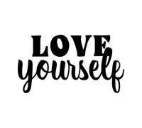 messages de pensée positive, citations de motivation, phrases inspirantes, lettrage de sagesse décoratif Stickers muraux en vinyle 34x61.9cm Stickers pour vitres Noir