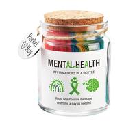 Messages positifs dans Une Bouteille - Pot de pensée Positive | Petits bocaux Inspirants | Cartes de Soutien motivant pour soulager Le Stress et Le Bien-être, positivité Quotidienne, Souvenirs