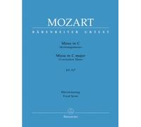 MOZART W.A. - MESSE EN DO MAJEUR "KRONUNGSMESSE" KV 317 - REDUCTION CHANT, PIANO