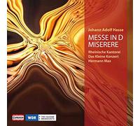 Hasse, J.A. - Hasse : Messe en Ré Mineur-Miserere [Import]