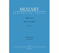 Messe KV 257 Do Majeur (Credo Mass) --- Chant(SATB)/Piano