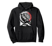 Messenger Celtique Classique Viking Corbeau Messenger Sweat à Capuche