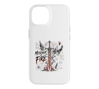 Messenger of Fire Épée d'ange flamboyante chrétienne Coque pour iPhone 14