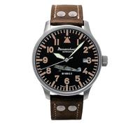 Messerschmitt Aristo BF109E-3-A Montre d'aviateur automatique en cuir pour homme