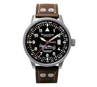 Messerschmitt Aristo ME-209-A Montre d'aviateur automatique en cuir pour homme