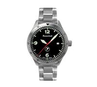 Messerschmitt Aristo ME-7H164-MB Montre d'aviateur automatique en acier inoxydable pour homme