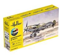 Heller Maquette, 56229, messerschmitt bf 109 k-4,1/72, Gris