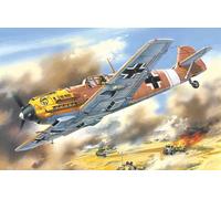 Messerschmitt Bf 109E-7 / Trop, Allemand WWII Fighter 1:72 Plastic Model Kit Icm