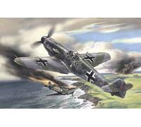 Messerschmitt Bf 109f-2, Allemand WWII Fighter 1:48 Plastique Model Kit Icm