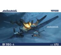 MESSERSCHMITT Bf 110G-4 (4 Décos) EDUARD Weekend PLASTIC KIT 1/72