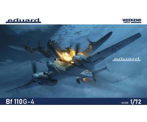 MESSERSCHMITT Bf 110G-4 (4 Décos) EDUARD Weekend PLASTIC KIT 1/72