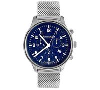 Messerschmitt Herren-Fliegeruhr Chronographe Bracelet de Maille Chrono ME42CH-M