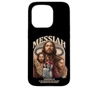 Messie Jésus Christ Bootleg Esthétique Chrétien Coque pour iPhone 15 Pro
