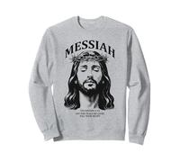 Messie Matthieu 11:28 Paix Verset de la Bible Jésus Religieux Sweatshirt