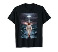 Messie Tempête d'eau Saint Dieu T-Shirt