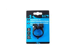Messingschlager Selle Serrage Pince M Wave avec Porte-Bagages Fixation œillets 34,9 mm en Aluminium Noir