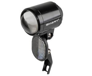 Messingschlager Smart Unisexe - Adulte Elite 100 E-Bike Phare Noir Taille Unique