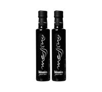 Messino Vinaigre Balsamique Grec Authentique - Arôme Profond et Goût Aigre-Doux Intense - 2 x 250 ml (500 ml) - Sans Sucre Ajouté, Origine Grèce